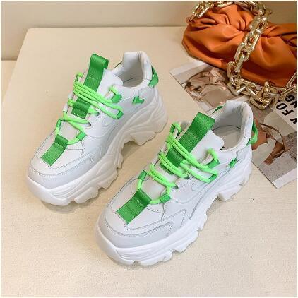 Reaper unit worldwide Modern Thick Platform Sneakers White Woman Vulcanize Shoes Luxury Tennis Sneakers Trainers Lace Up Fashion Comfortable Walking Footwear New Lightweight Sneakers