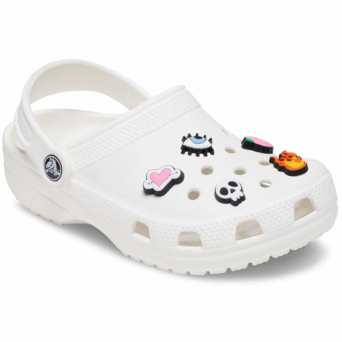 Reaper unit worldwide Crocs Jibbitz 5-Pack Small Hand Drawn Symbols Unisex Charms