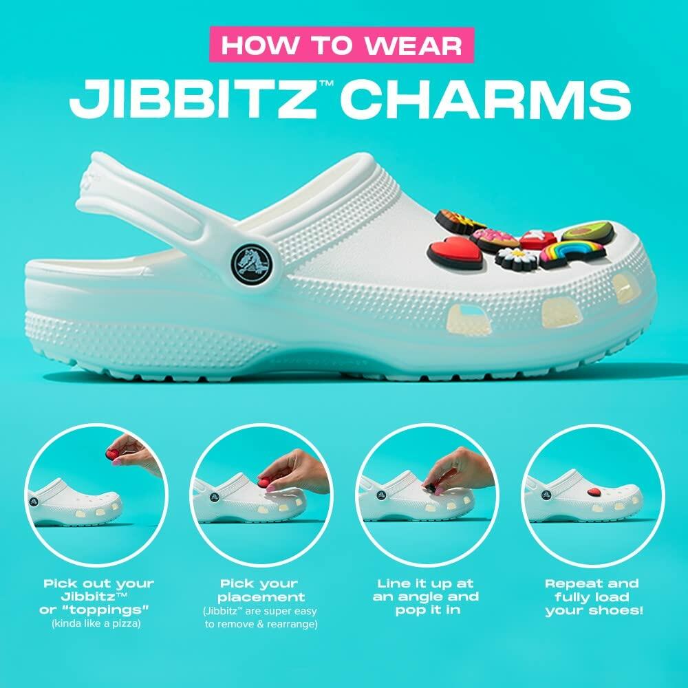 Reaper unit worldwide Crocs Jibbitz 5-Pack Trendy Shoe Charms Spacey Girl One Size