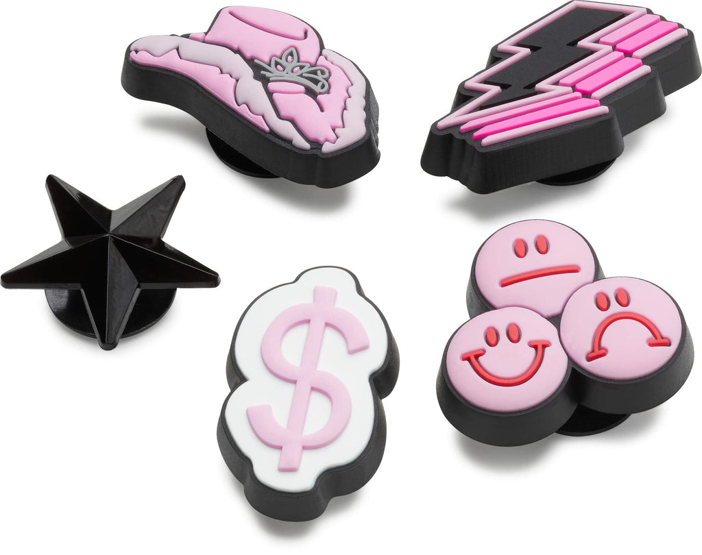 Reaper unit worldwide Crocs Jibbitz 5-Pack Trendy Shoe Charms Spacey Girl One Size