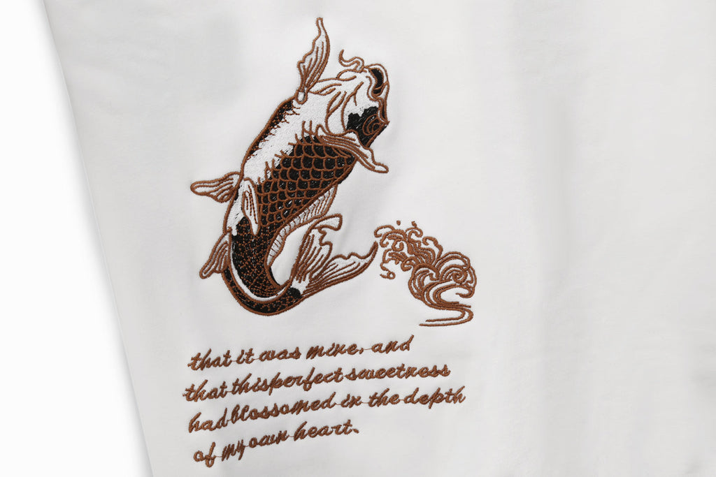 Reaper unit worldwide SW9014 Destiny Koi Embroidery Sweater