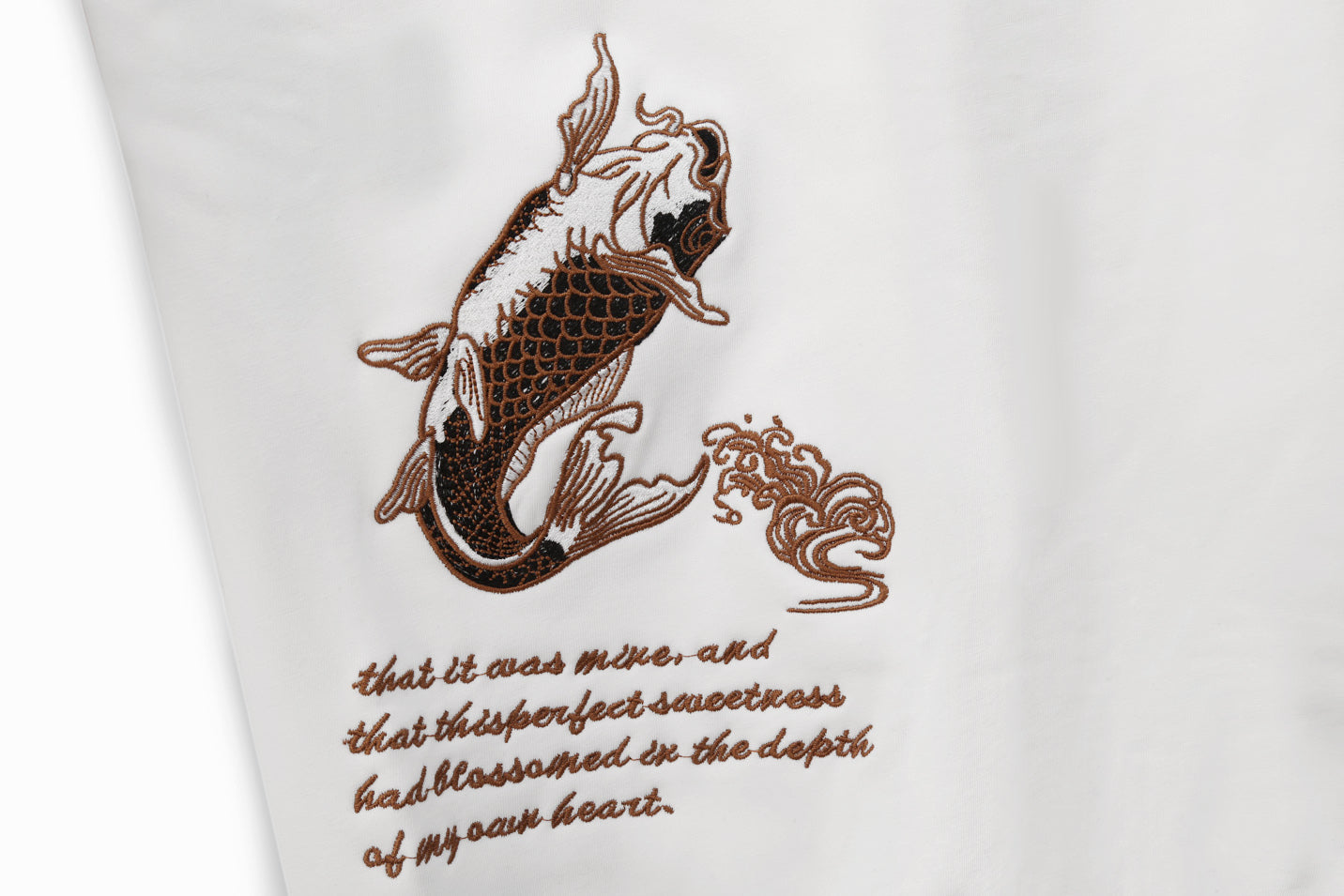 Reaper unit worldwide SW9014 Destiny Koi Embroidery Sweater
