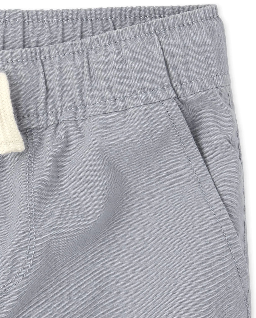 The Children's Place Boys' Cotton Pull on Jogger Shorts 16 Fin Gray Single - # BOAA13610003
