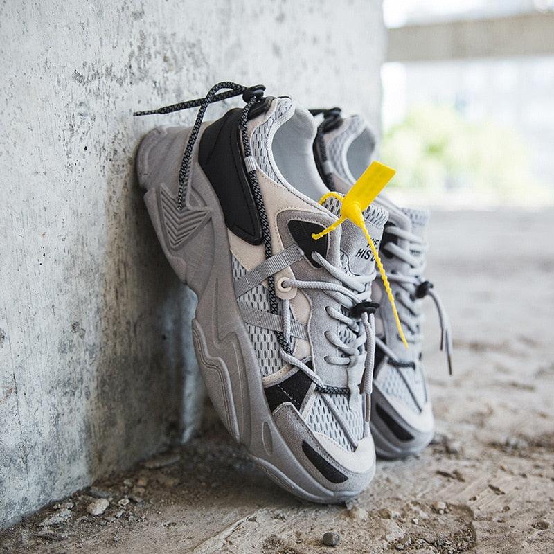 Reaper unit worldwide Women Fashion Sneakers Casual Leather Sports Shoes Sneakers Comfortable Walking Footwear Fashion New Lightweight Casual Thick Sneakers