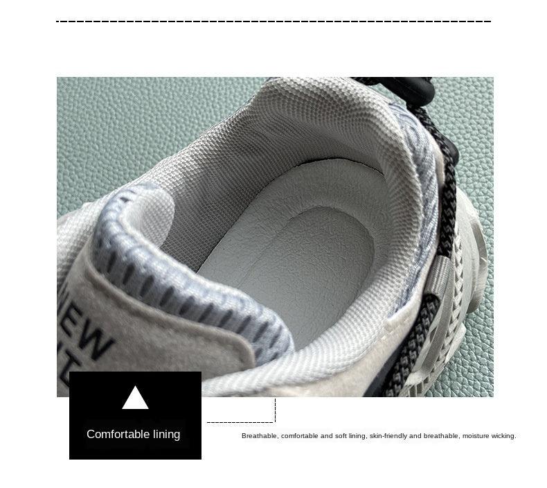 Reaper unit worldwide Women Fashion Sneakers Casual Leather Sports Shoes Sneakers Comfortable Walking Footwear Fashion New Lightweight Casual Thick Sneakers